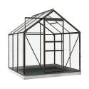 ACD tuinkas Daisy 3.8m2 - antraciet – veiligheidsglas