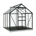 ACD tuinkas Daisy 3.8m2 - zwart – veiligheidsglas