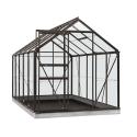 ACD tuinkas Lily 6.2m2 - antraciet – veiligheidsglas