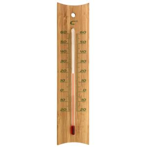 Buitenthermometer bamboe 20 cm