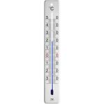 Buitenthermometer glanzend rvs 28 cm