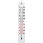 Buitenthermometer kunststof wit 41 cm