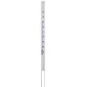 Buitenthermometer aluminium Central Park 130 cm