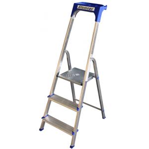Huishoudtrap aluminium 3-treden