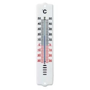 Thermometer kunststof wit