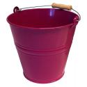 Zinken emmer 8 liter fuchsia